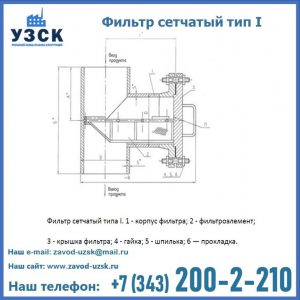Фильтр сетчатый ФС по Т-ММ-11-2003 в Салавате