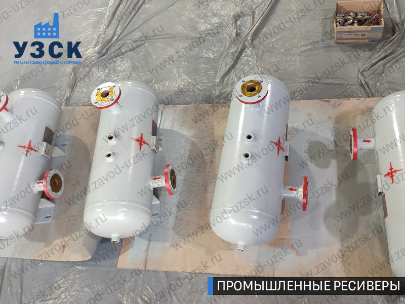 фотография емкостных ресиверов газа Салават